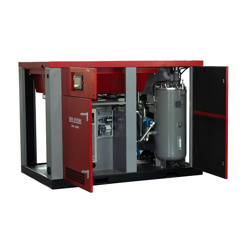 Permanent magnet variable frequency screw air compressor