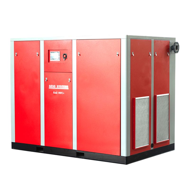 Two-Stage Permanent Magnet Variable Speed Screw Compressor